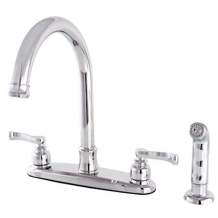Royale FB7791FLSP 8-Inch Centerset Kitchen Faucet with Sprayer FB7791FLSP